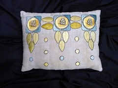 Vintage Arts and Crafts Pillow